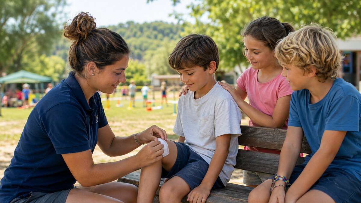Si mon enfant se blesse en colonie : la procédure